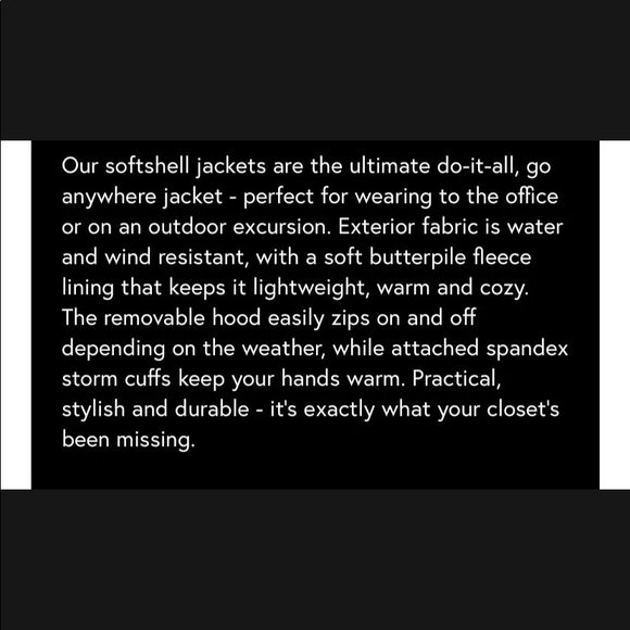 New! Women’s Free Country Black Hooded Jacket S - Picture 9 of 10